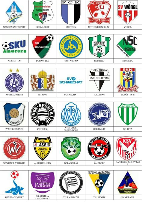 Austria   Pins de escudos/insiginas de equipos de fútbol.