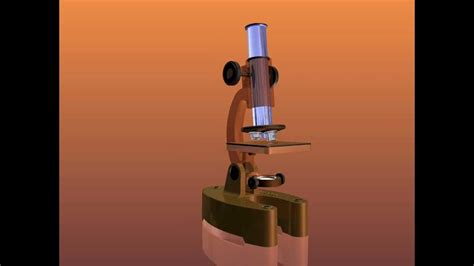 Autodesk Inventor, microscopio, render, ciri   YouTube
