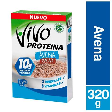 Avena Instantanea Cacao Con 10Gr De Proteina Vivo | Lider.cl