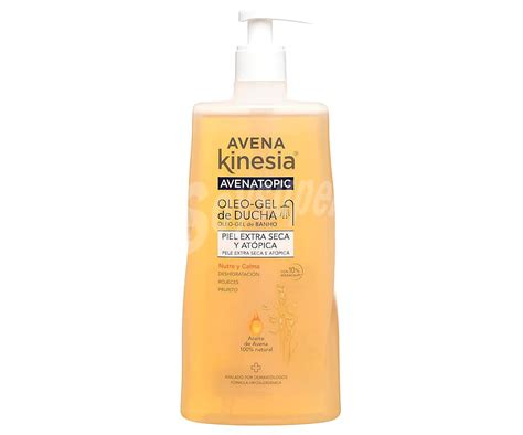 Avena Kinesia Oleo gel para ducha o baño, con aceite de avena natural ...