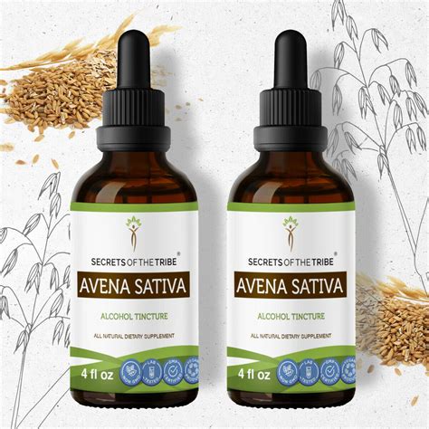Avena Sativa Tincture Alcohol Extract, Organic Avena Sativa Dried Tops ...