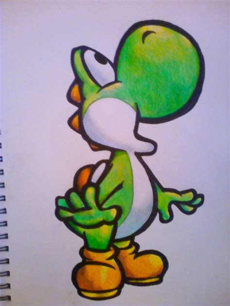 Awesome Yoshi drawing by my friend Zowie!