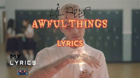 Awful Things  Lyrics    Lil Peep ft. Lil Tracy   YouTube