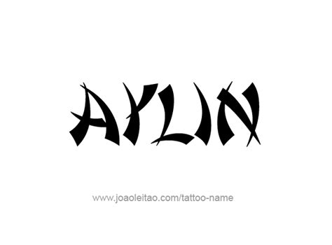 Aylin nombre tatuaje diseños