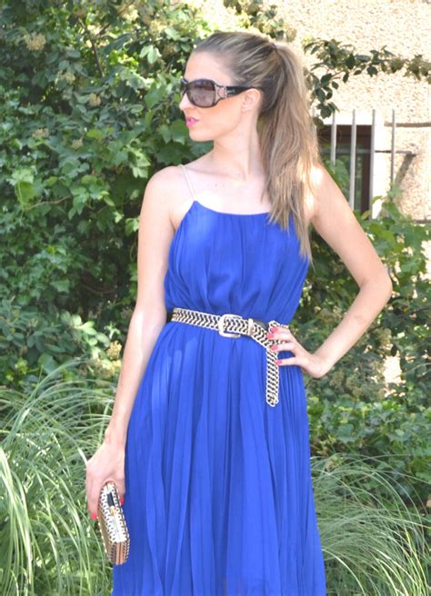 Azul klein dress, golden and giveaway