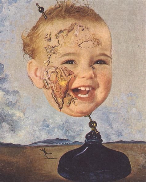 Baby Map of the World, 1939 Salvador Dali WikiArt.org