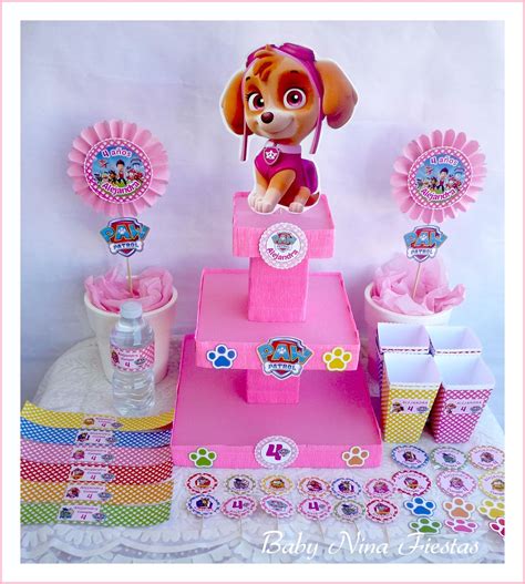 Baby Nina Fiestas: Kit de cumpleaños Patrulla Canina para Alejandra