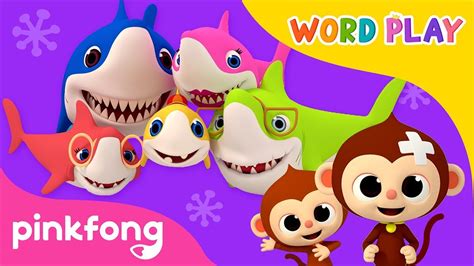 Baby Shark and more | Word Play | 3D Nursery Rhyme ...