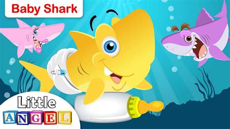 Baby Shark Song | Animal Songs | by Little Angel   YouTube