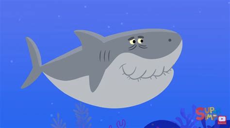 Baby Shark Song Character: Grandpa Shark | Baby shark song ...