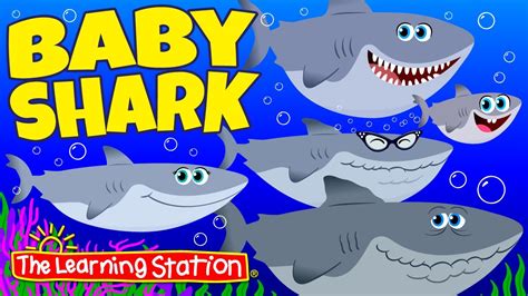 Baby Shark Song ♫ Original Version ♫ Action Song for ...