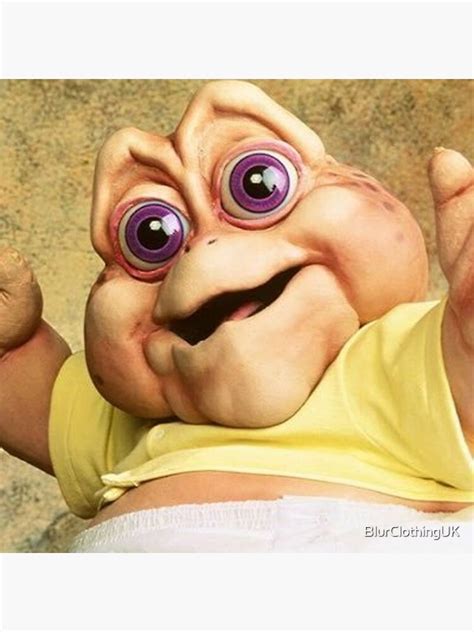 Baby Sinclair The Dinosaurs  Poster by BlurClothingUK | Redbubble