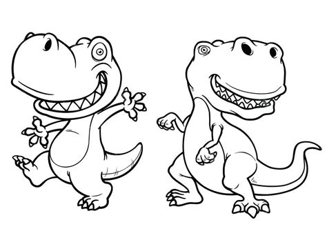 Baby T Rex Coloring Page   Free Printable Coloring Pages ...
