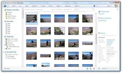 Bajar Windows Live Photo Gallery 16.4.352 en español