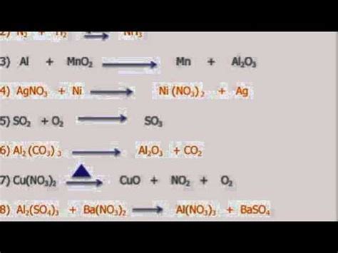 Balanceo de ecuaciones quimicas por metodo del tanteo | Doovi