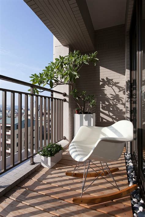 Balcon diseño pequeño y acogedor en 50 ideas geniales.