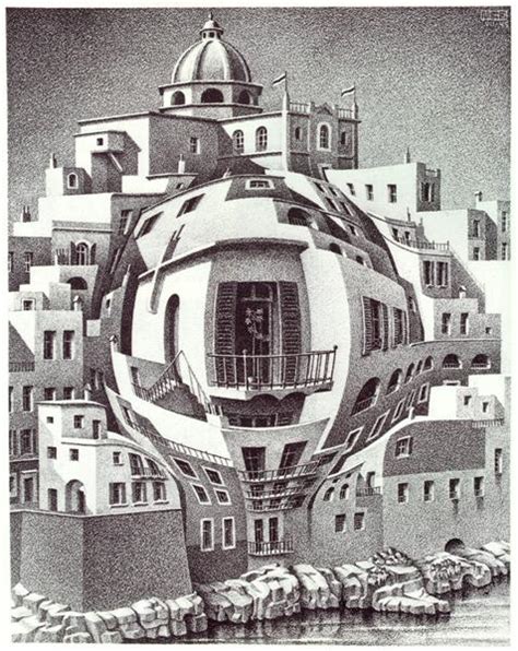 Balcony, 1945   M.C. Escher   WikiArt.org