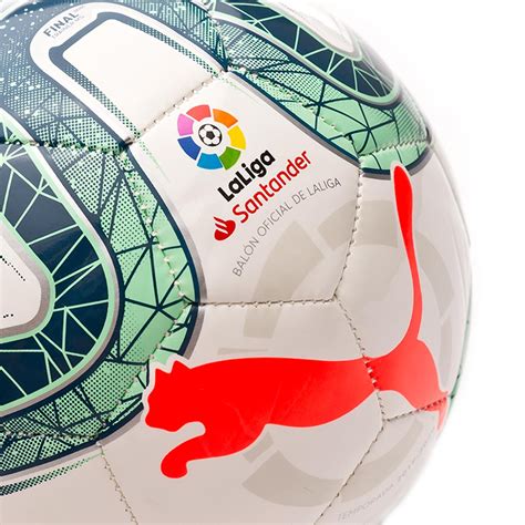 Balón Puma LaLiga mini 2019 2020 White Green   Tienda de ...