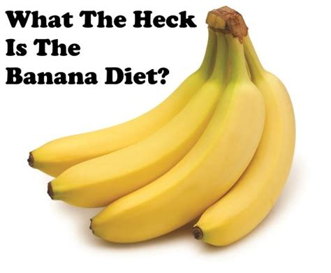 Banana Diet for Weight Loss? Does This Make Sense?