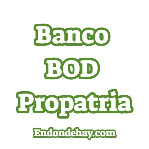 Banco BOD Propatria | Endondehay.com