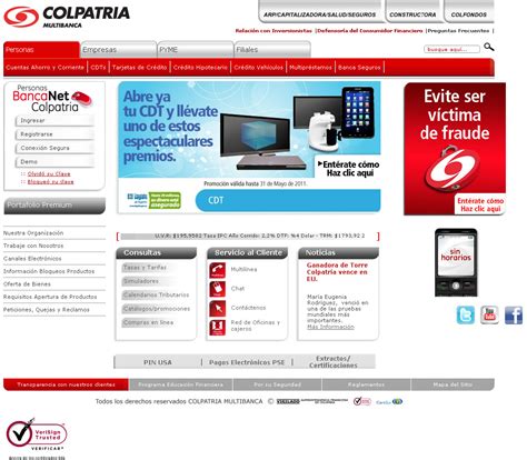 Banco Colpatria Sitio Web www.colpatria.com – Banco ...