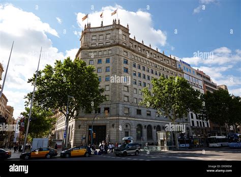 banco de espana building placa catalunya barcelona catalonia spain ...