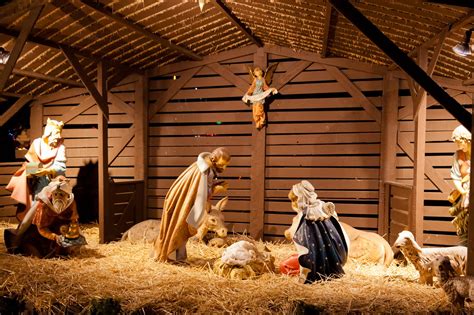 BANCO DE IMÁGENES: Nacimiento del Niño Jesús en el pesebre   Representación