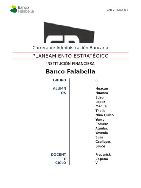 Banco Falabella | Calidad  comercial  | Bancos