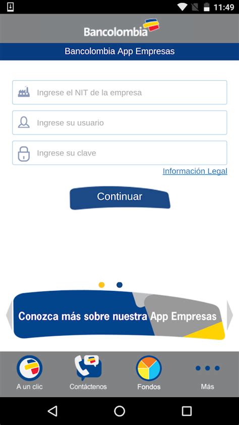 Bancolombia App Empresas   Android Apps on Google Play