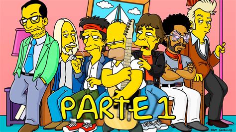 Bandas y cantantes famosos en Los Simpsons Parte 1   YouTube