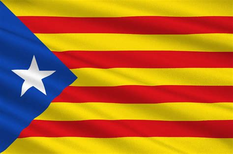 Bandera Catalana Señera Bandera de Cataluña Independiente Estelada