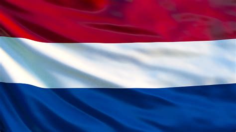 Bandera De Países Bajos Bandera De Holanda Ilustración 3d Amsterdam ...