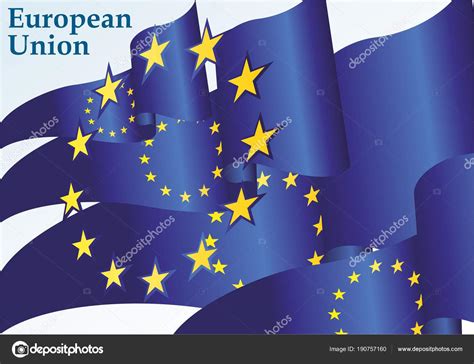 Bandera Europa Unión Europea Plantilla Para Diseño Premio ...