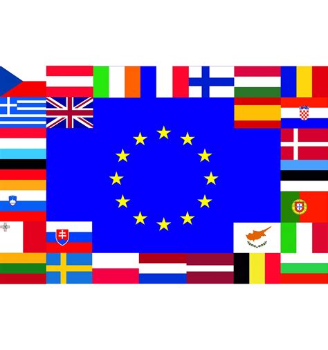 Bandera Paises miembros Unión Europea   BanderasEuropa