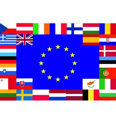 Bandera Paises miembros Unión Europea   BanderasEuropa
