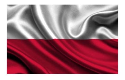 Bandera Polonia 1,50mt X90cm   $ 420,00 en Mercado Libre