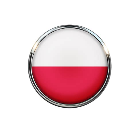 bandera polonia circulo   MOCHILEROS VIAJEROS