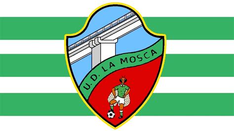 Bandera y Escudo de la Unión Deportiva La Mosca   Málaga ...