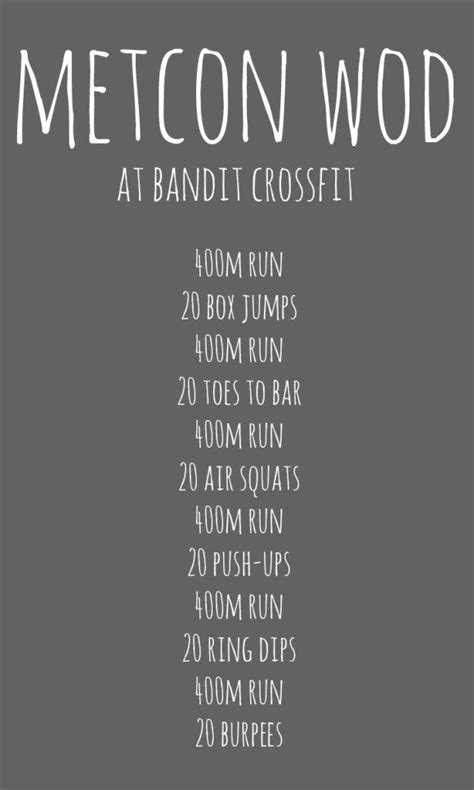 Bandit CrossFit WOD for 50 States In A Year | Wod crossfit ...