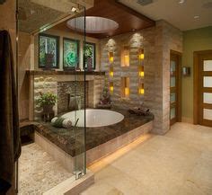 bañera grande en el baño moderno Spa Like Bathrooms, Modern Bathrooms ...