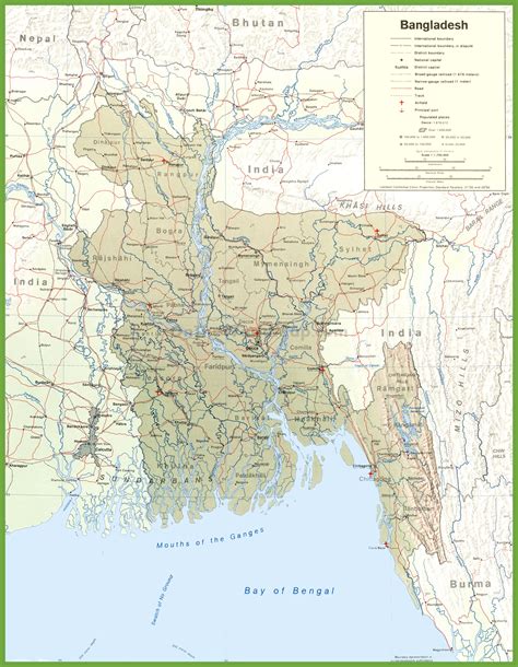 Bangladesh Map Large