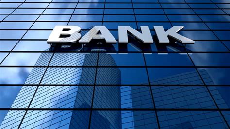 Bank Building Clouds Time Lapse. Stock Footage Video  100% ...