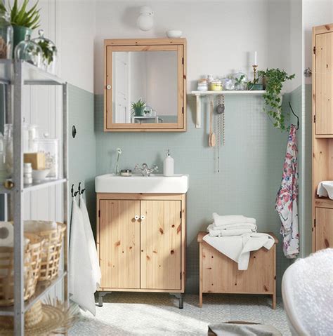 Baño decorado con piezas de Ikea | Cuartos de baño ikea, Baño ikea ...