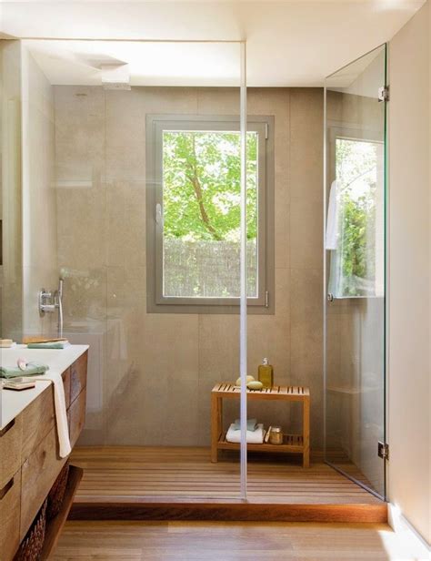 Baños modernos con ducha de cristal   Colores en Casa