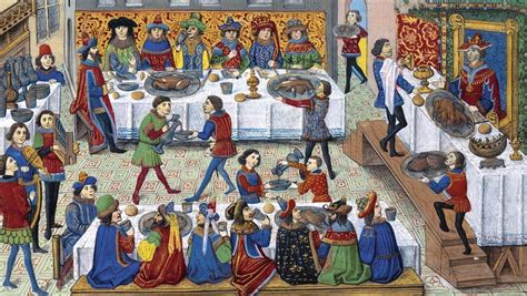 Banquetes y comilonas en la Edad Media
