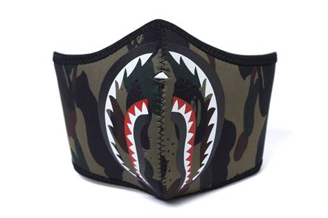 BAPE Reveals 1ST CAMO Shark Masks   Trapped Magazine