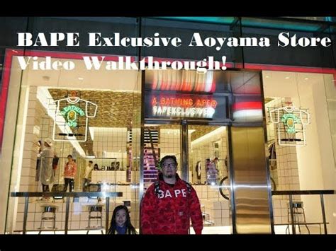 BAPE Store BAPExclusive Aoyama   2018 Walkthrough Tokyo ...