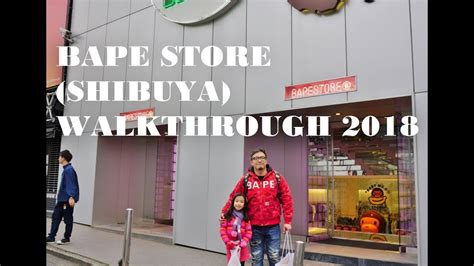 BAPE Store SHIBUYA   March 2018 Walkthrough Tokyo Japan ...