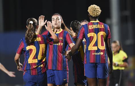 Barça Femenino   AEM Lleida: Buena prueba con goles por doquier  5 0