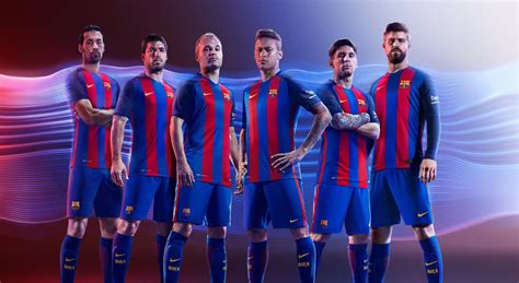 Barcelona 16 17 Home Kit Released   Footy Headlines